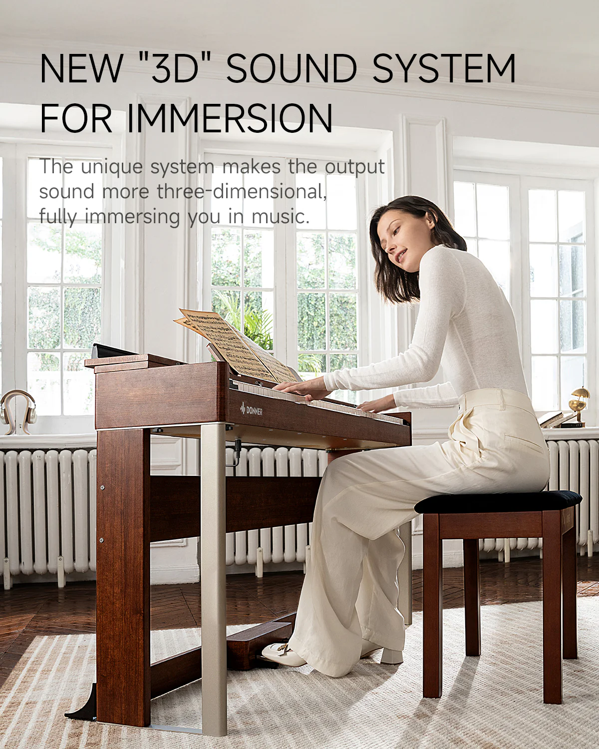 Donner DDP-200 Graded Hammer Action Digital Piano - Image 25