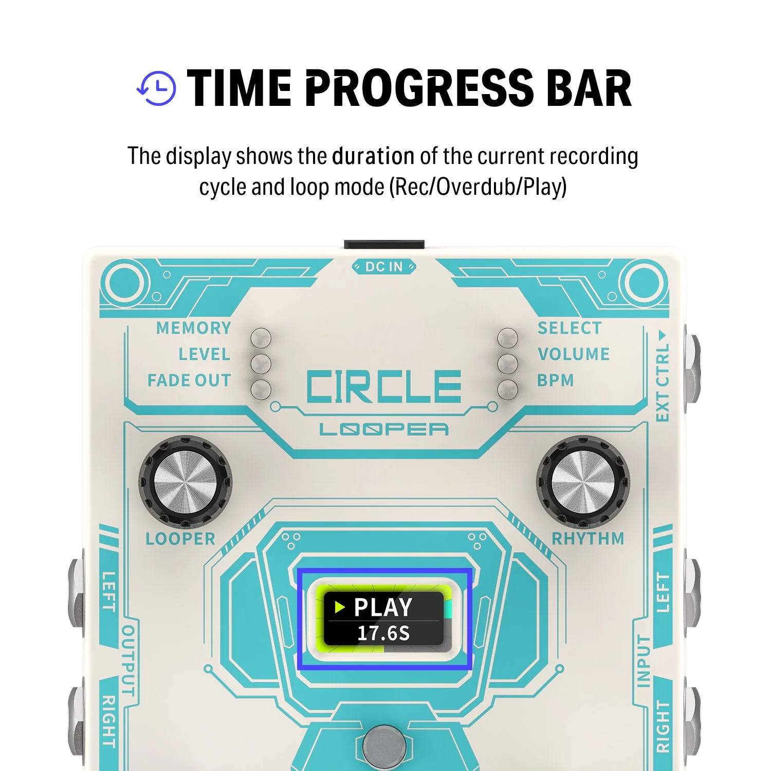 Donner Circle Looper Guitar Pedal - Image 7