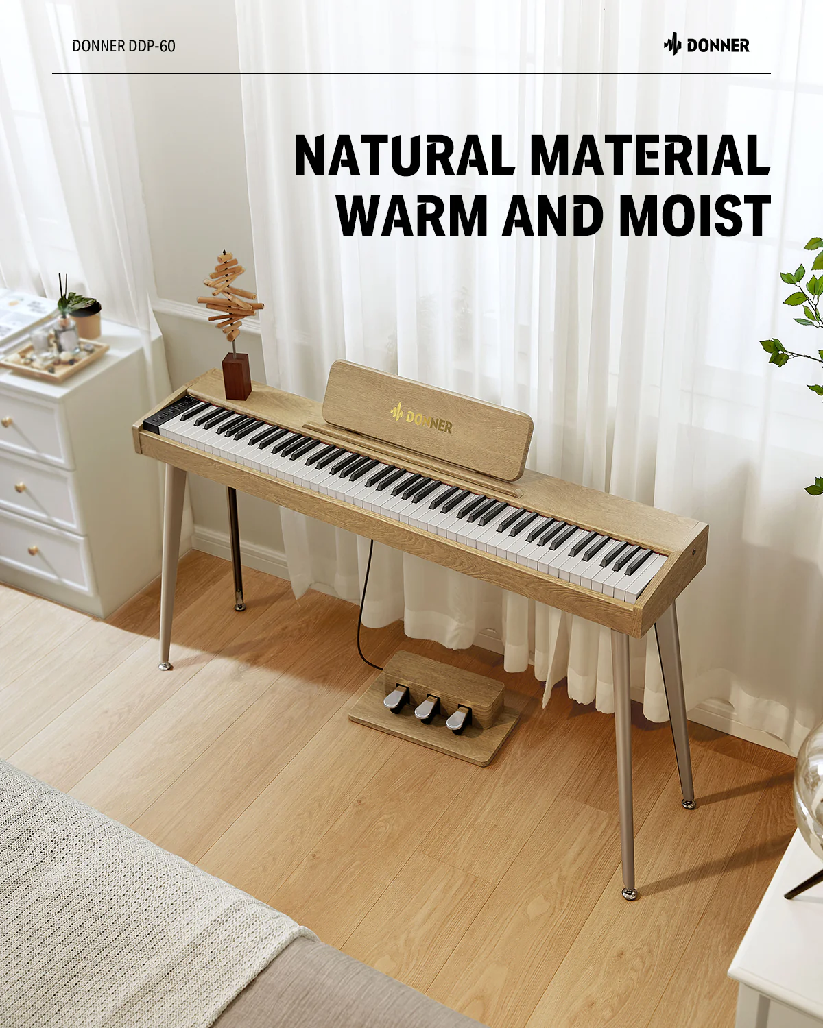 Donner DDP-60 Semi-Weighted Digital Piano - Image 23