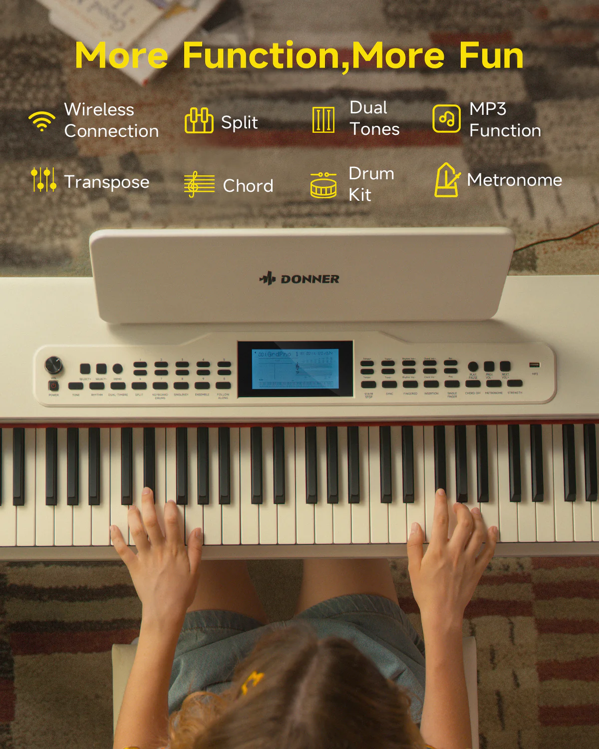 Donner DDP-95 Weighted Digital Piano - Image 12