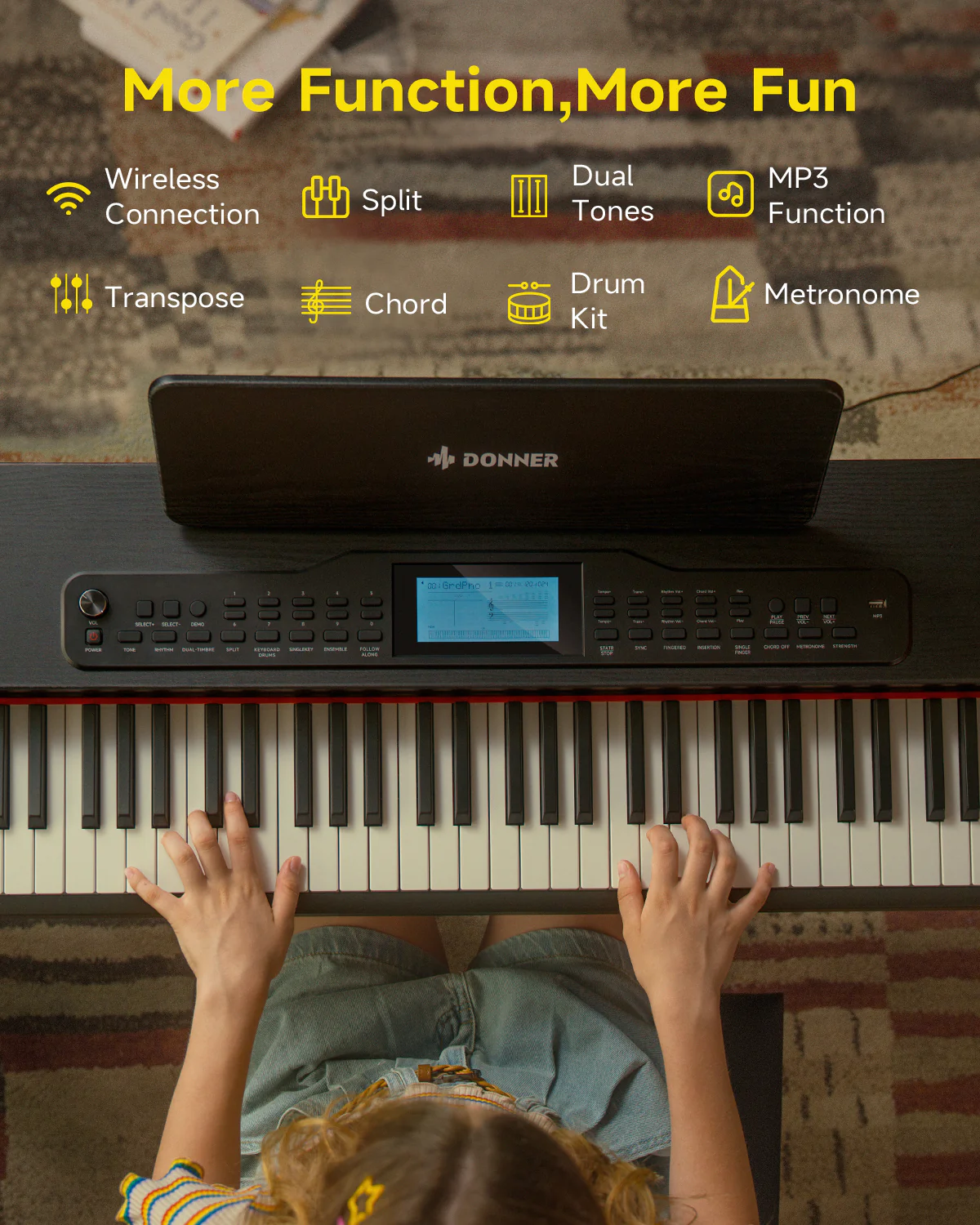 Donner DDP-95 Weighted Digital Piano - Image 20