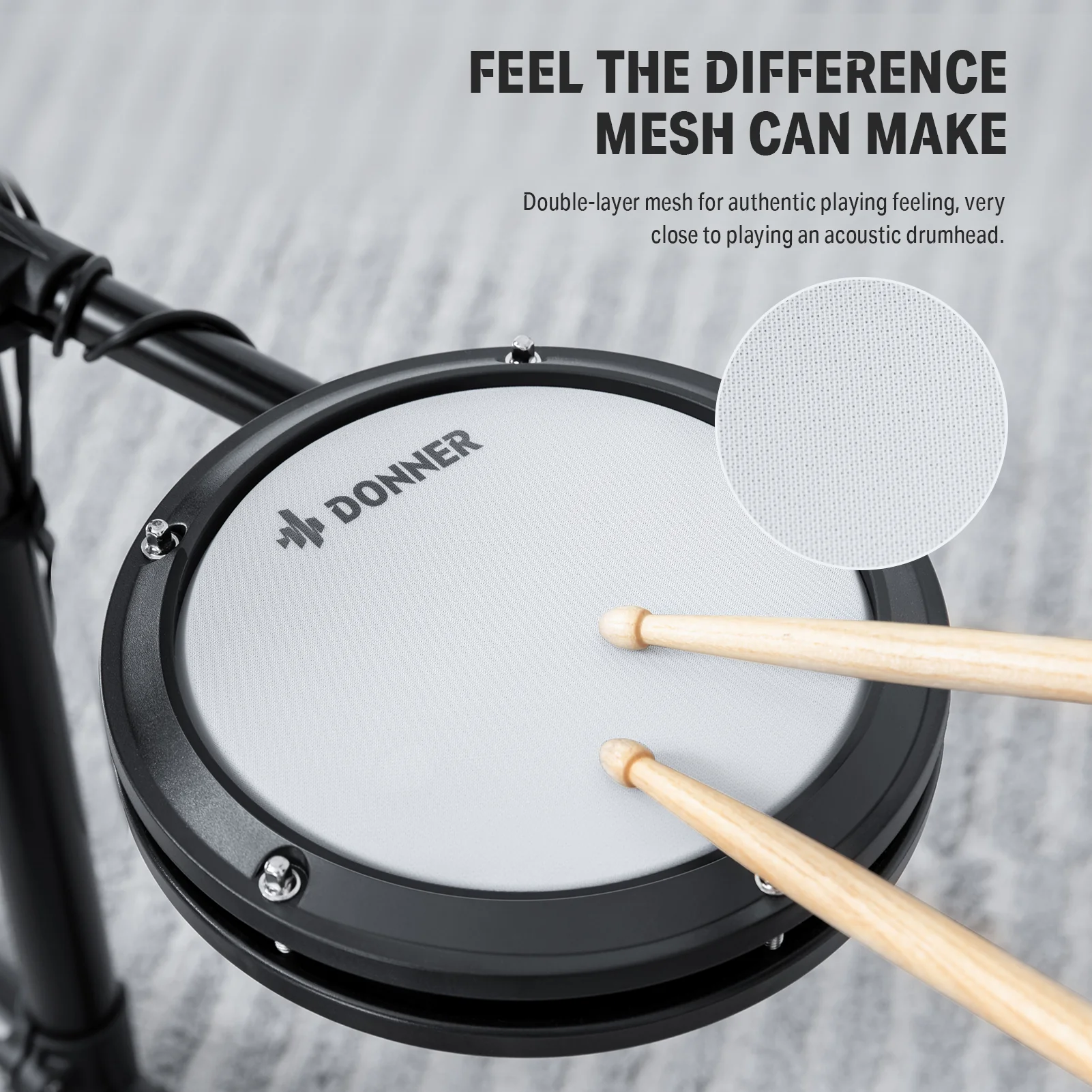 Donner DED-80 Budget Electronic Drum Kit - Image 5