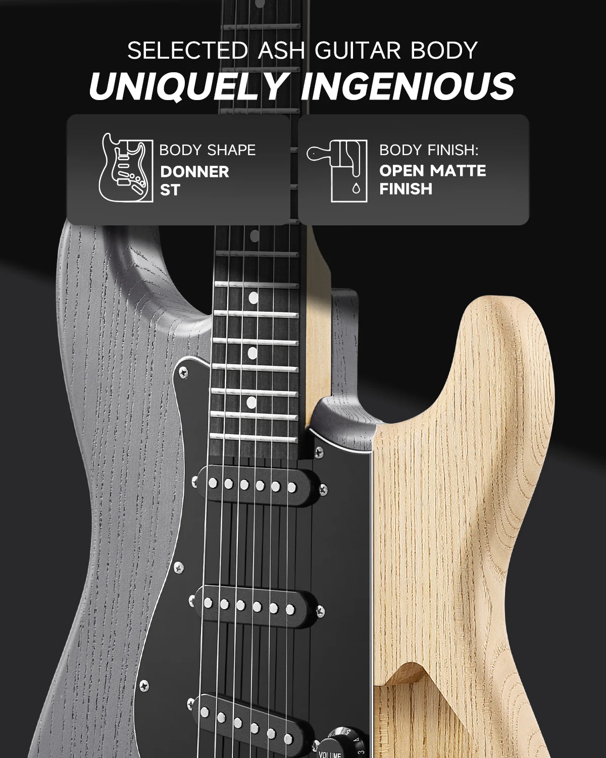 Donner DST-80 Beginner Electric Guitar - Image 20
