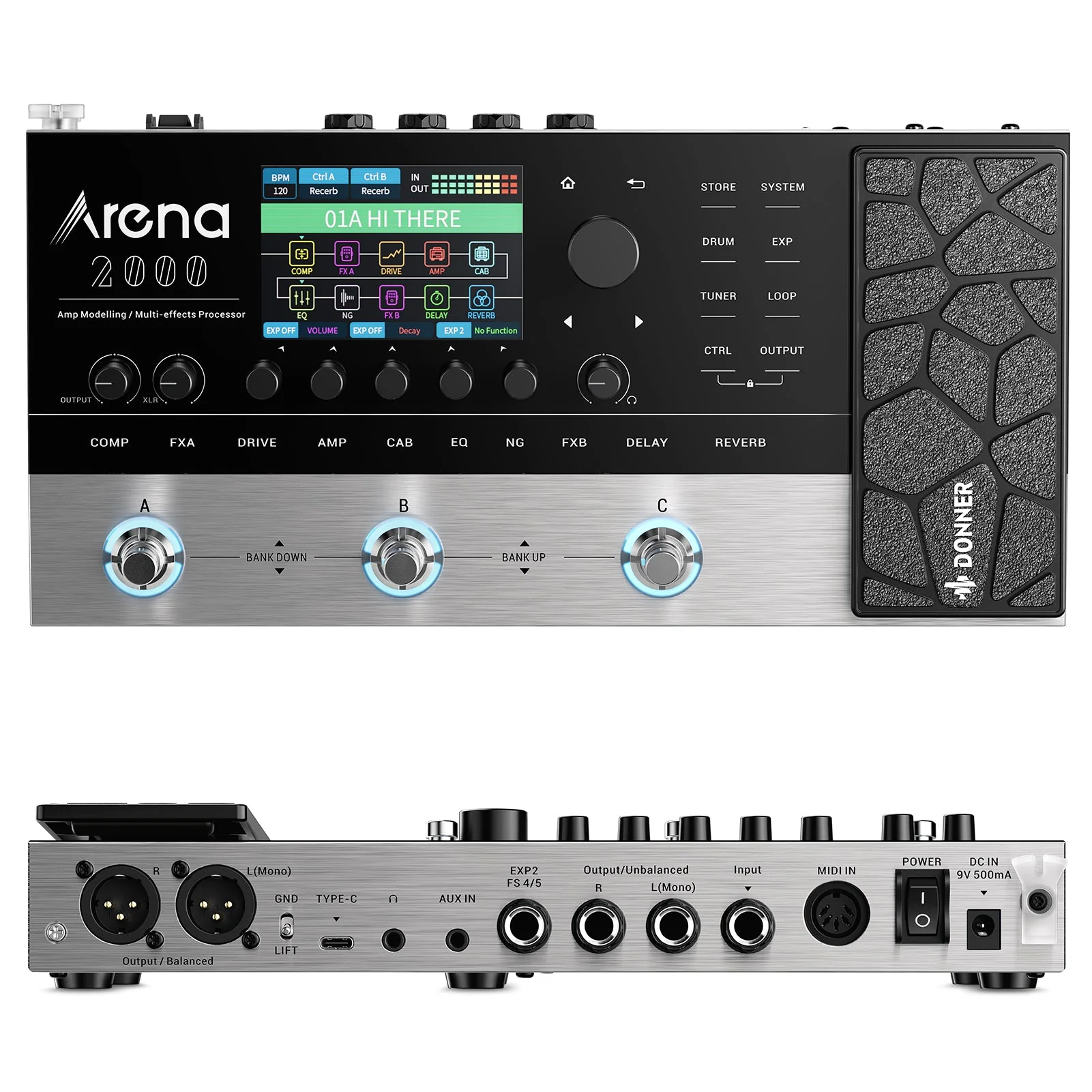 Donner Arena 2000 Multi-Effect Pedal - Image 4