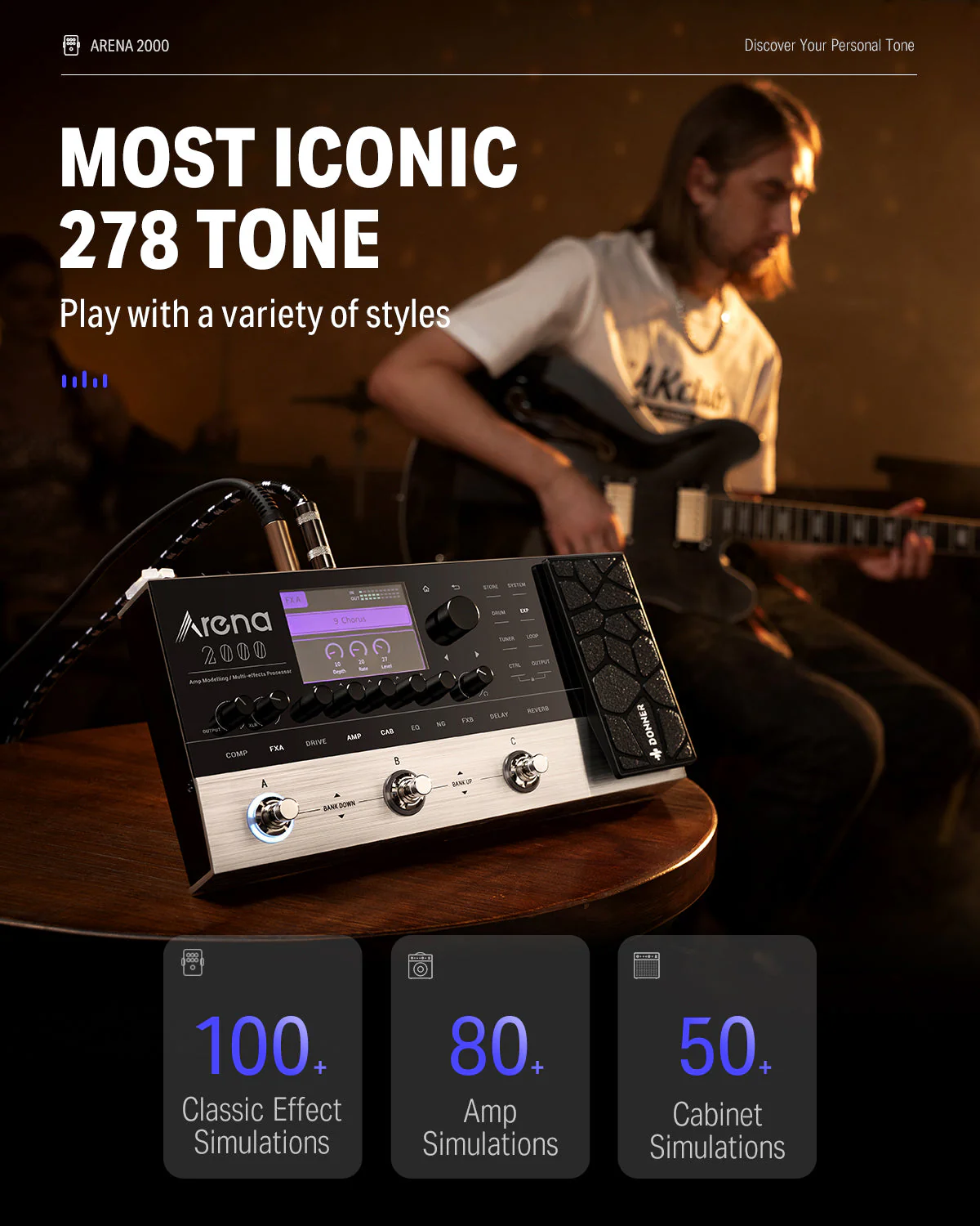 Donner Arena 2000 Multi-Effect Pedal - Image 5