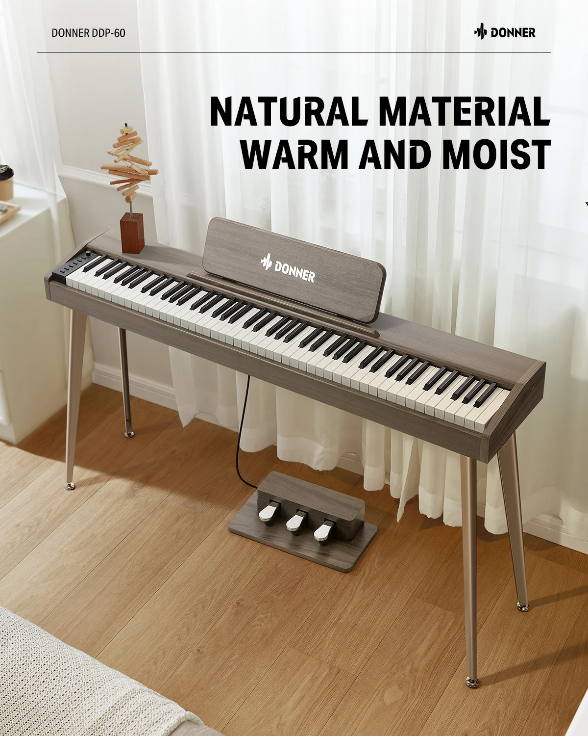 Donner DDP-60 Semi-Weighted Digital Piano - Image 35